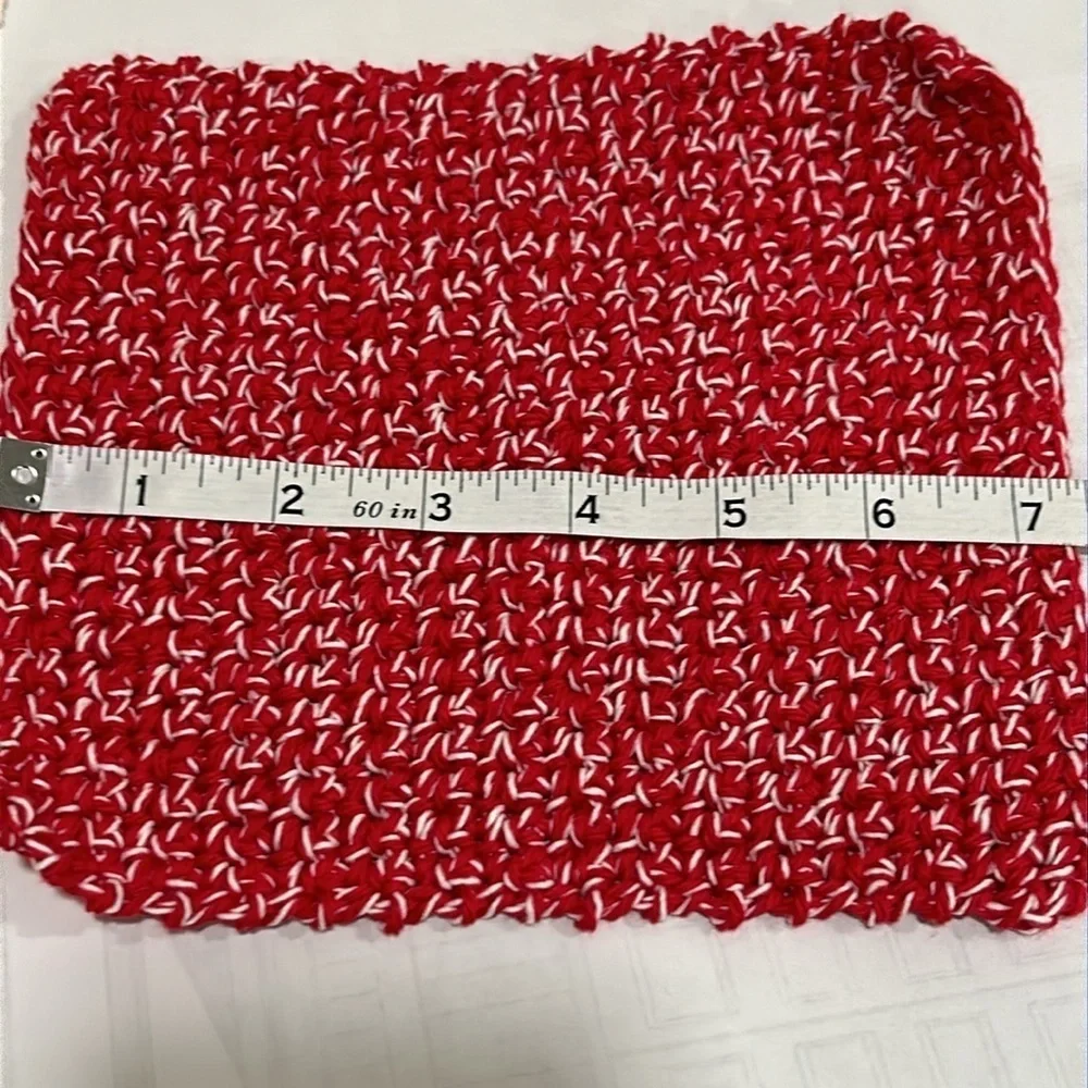 Hand Crocheted Washcloth/Dishcloth - Set of 3